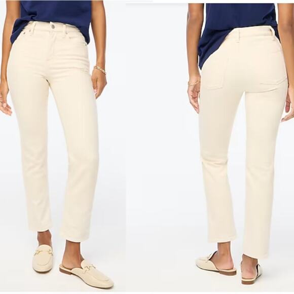 J. Crew Factory Womens Jeans Ecru Classic Vintage Jean All-day Stretch Size‎ 32 - Picture 1 of 9
